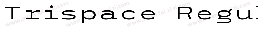 Trispace Regular字体转换